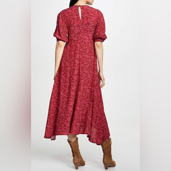 NWOT Free People Jessie Ditsy Floral Print Midi Dress Size 6 - Picture 3 of 16